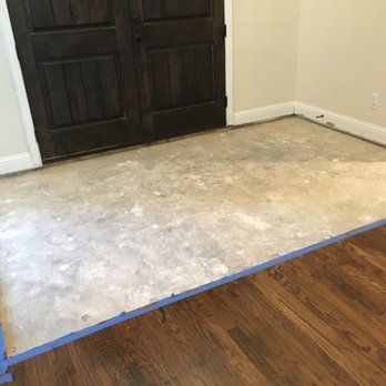Youngblood's Hardwood Flooring - Slab drying out - Flooring Near Me - Richardson, Texas