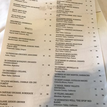Daniel George - Wine list - New American Near Me - Mountain Brook, Alabama