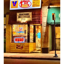 Snappy Dog - Small Old Hot Dogs joint. Latte Night Stop after Long Night Drinking.Local Legend.People Know this Place.