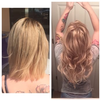 Liquid the Salon - February, first time getting micro bead extensions. - Hair Salons Near Me - Henderson, Nevada