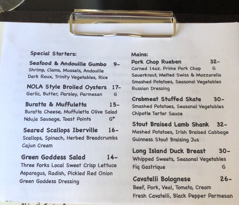 Menu photo 5 Drew's Bayshore Bistro Keyport, NJ