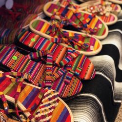 D'Colores Folk Art & Apparel - Colorful hand crafted sandals from Central & South America