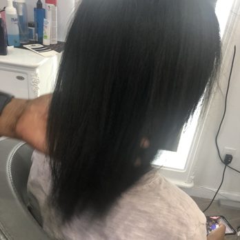 More than Basic Beauty lounge  - What a difference...Gina is a hair whisperer!! She got curls after this too - Nail Salons Near Me - Brooklyn, New York