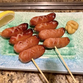 Tokkuri-Tei - Grilled cocktail wieners - no, don't order this - Sushi Bars Near Me - Honolulu, Hawaii Tokkuri-Tei - Grilled cocktail wieners - no, don't order this - Sushi Bars Near Me - Honolulu, Hawaii