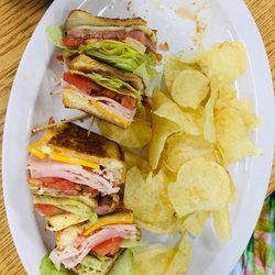 CJs Cafe - Turkey and Ham Club