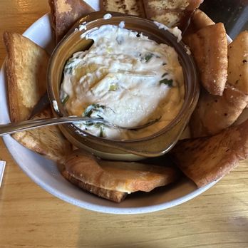 Brick and Barrel Cross Keys - Spinach dip with pita bread - Burgers Near Me - Pittsburgh, Pennsylvania