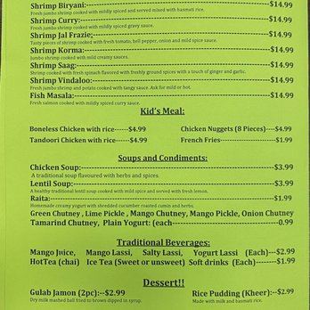 Curry House Restaurant - Menu Page 4 - Indian Near Me - Smyrna, Tennessee Curry House Restaurant - Menu Page 4 - Indian Near Me - Smyrna, Tennessee