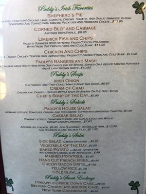 Menu photo 7 Paddy's Irish Pub Charles Town, WV Menu photo 7 Paddy's Irish Pub Charles Town, WV