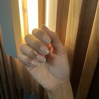 Noor Nail Bar - Jade French | gel | round shape - Nail Technicians Near Me - Los Angeles, California Noor Nail Bar - Jade French | gel | round shape - Nail Technicians Near Me - Los Angeles, California