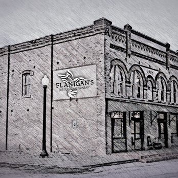 Flanigan's Texas Distillery & Winery - a drawing of a building - Wineries Near Me - Bertram, Texas