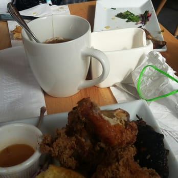 Fusion East - I had the chicken & waffles, I didn't think about taking a pic until after I started eating... sorry - Caribbean Near Me - Brooklyn, New York Fusion East - I had the chicken & waffles, I didn't think about taking a pic until after I started eating... sorry - Caribbean Near Me - Brooklyn, New York