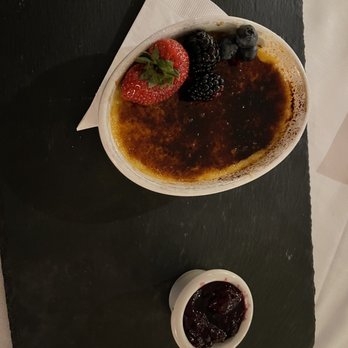 Sawmill Bar & Table - Maple Bourbon Creme brûlée - New American Near Me - West Dover, Vermont