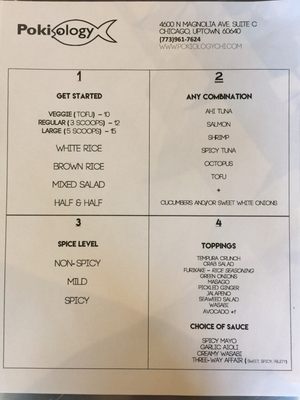 Menu photo 2 Pokiology Chicago, IL