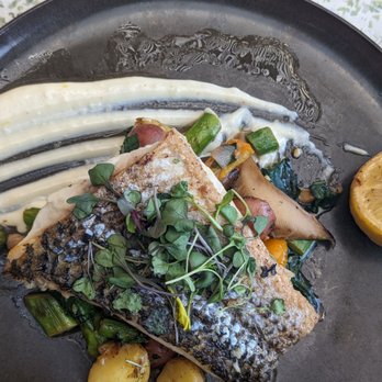 C Level - Sea bass - New American Near Me - San Diego, California C Level - Sea bass - New American Near Me - San Diego, California