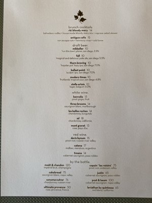 Menu photo 8 AVANT Restaurant San Diego, CA Menu photo 8 AVANT Restaurant San Diego, CA