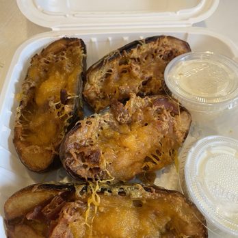 Fair Lawn Diner - four baked potatoes in a styrofoam container - Diners Near Me - Fair Lawn, New Jersey Fair Lawn Diner - four baked potatoes in a styrofoam container - Diners Near Me - Fair Lawn, New Jersey