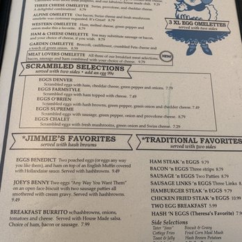 Jimmie's Diner - Menu - American Near Me - Wichita, Kansas
