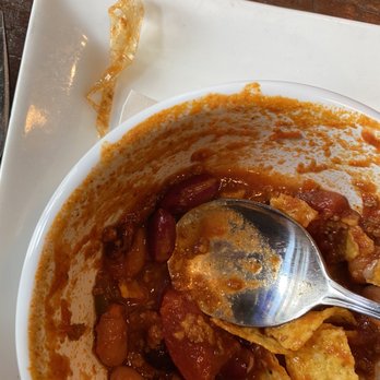 Hart's Tavern - Chili with plastic - American Near Me - Lahaska, Pennsylvania Hart's Tavern - Chili with plastic - American Near Me - Lahaska, Pennsylvania