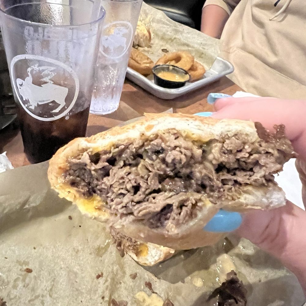 Buffalo Wild Wings - Inside the sandwich you can see it's missing all of the onions and cheeses it's supposed to come with. - Chicken Wings Near Me - Vacaville, California