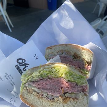 Ok’s Deli - Roast beef sandwich (15) - Delis Near Me - Oakland, California Ok’s Deli - Roast beef sandwich (15) - Delis Near Me - Oakland, California