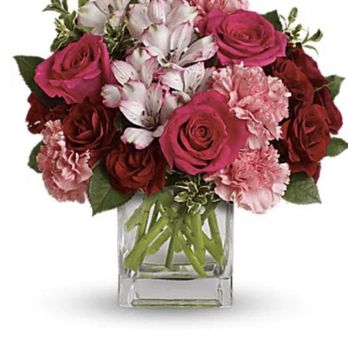 Blossoms on the Bricks - Pink Passion - What it was supposed to look like - Florists Near Me - Fort Worth, Texas