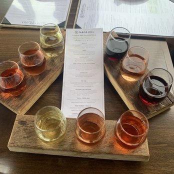 Tabor Hill Winery & Restaurant - Wine flights (sweet and dry) - Wineries Near Me - Buchanan, Michigan