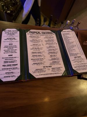 Menu photo 1 Broken Compass Tiki Burbank, CA