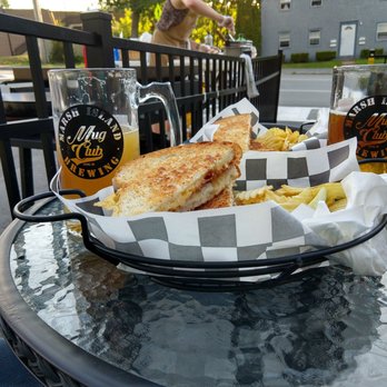Marsh Island Brewing - a basket of food on a table - Breweries Near Me - Orono, Maine
