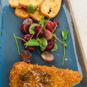 Poseidon on the Beach - The Pistachio Crusted Brie. I don't eat dairy- but my friends rave about it. - Seafood Near Me - Del Mar, California Poseidon on the Beach - The Pistachio Crusted Brie. I don't eat dairy- but my friends rave about it. - Seafood Near Me - Del Mar, California