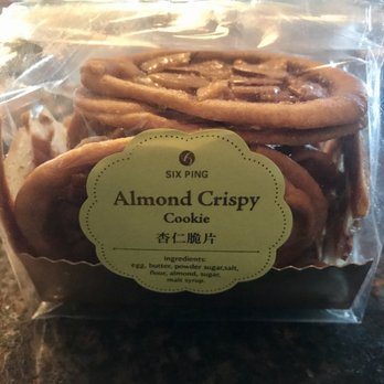 Six Ping Bakery - Almond Crispy Cookie - Bakeries Near Me - Houston, Texas Six Ping Bakery - Almond Crispy Cookie - Bakeries Near Me - Houston, Texas