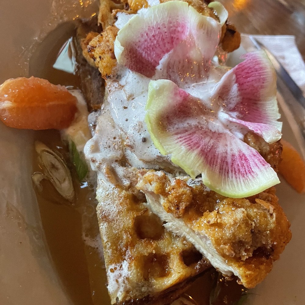 chicken and waffles