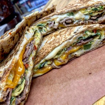 One Stop Deli and Grill - Steak quesadilla with veggie omelette - Delis Near Me - Brooklyn, New York