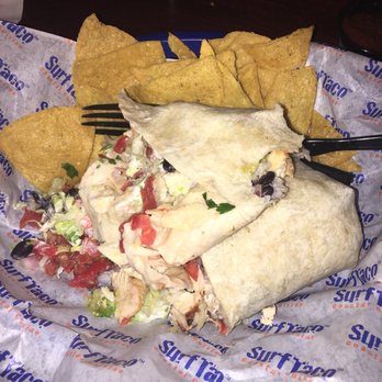 Surf Taco - Red Bank - Chicken burrito that fell apart when I picked it up. - Mexican Near Me - Red Bank, New Jersey