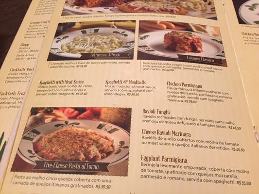 Menu photo 1 Olive Garden Guarulhos, SP