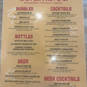 Scrambled - Cocktail menu - Breakfast & Brunch Near Me - Henderson, Nevada Scrambled - Cocktail menu - Breakfast & Brunch Near Me - Henderson, Nevada