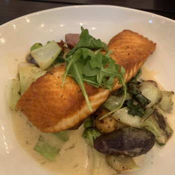 TWO60 Kitchen + Bar - Pan Seared Salmon - New American Near Me - Fairfield, California TWO60 Kitchen + Bar - Pan Seared Salmon - New American Near Me - Fairfield, California