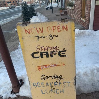 Stairway Cafe - Sign - Sandwiches Near Me - North Conway, New Hampshire