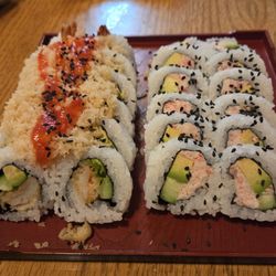 Shrimp Tempora Roll + California Roll