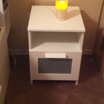 Brown's Furniture Assembly - White Brimnes nightstand - Furniture Assembly Near Me - Georgetown, Texas