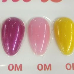 Crystal Nail Bar - This is the om 8B swatch but what's in their container is much lighter so did they swap the products?