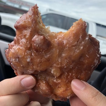 Fresh & Best Donuts - Apple fritter. Camera didn't eat first this time - Donuts Near Me - Bellaire, Texas