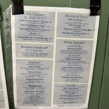 The Junction Diner - Menu - Diners Near Me - Poulsbo, Washington