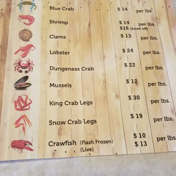 Angry Crab Shack - Prices are different than what's on the website - Seafood Near Me - Mesa, Arizona Angry Crab Shack - Prices are different than what's on the website - Seafood Near Me - Mesa, Arizona