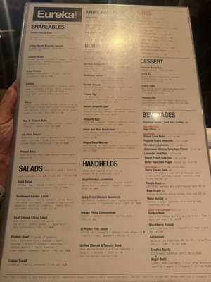 Menu photo 7 Eureka! Ontario, CA