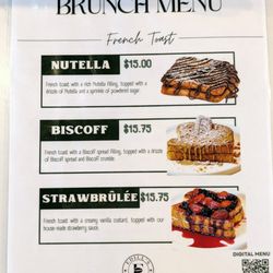 Edill’s Coffee House - Brunch menu
