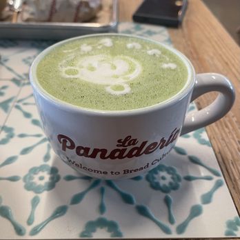 La Panadería Bakery Café - Matcha Latte with Almond Milk - Cafes Near Me - San Antonio, Texas