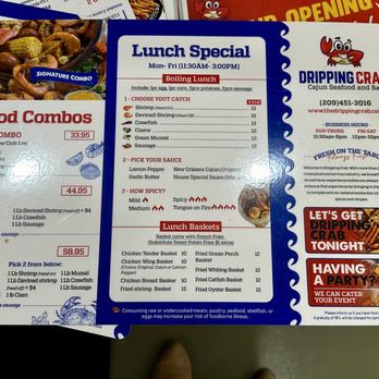 Cajun Crack'n - Menu - Seafood Near Me - Stockton, California Cajun Crack'n - Menu - Seafood Near Me - Stockton, California