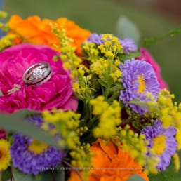 Our wedding centerpiece flowers!