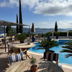 Hôtel Villa Belrose - Poolside restaurant