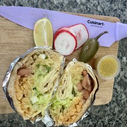 Carmelita's Authentic Mexican Food - Veggie Burrito (no cheese no sour cream)